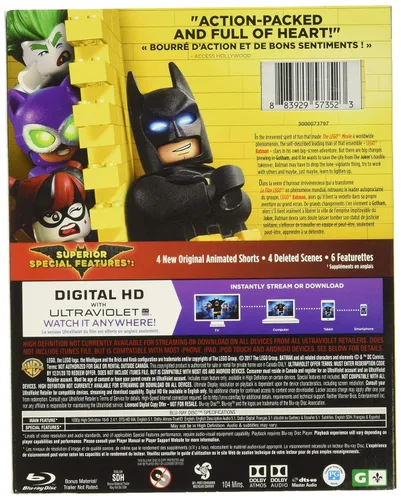 Vista 3 de The Lego Batman Movie (Blu-ray + DVD)