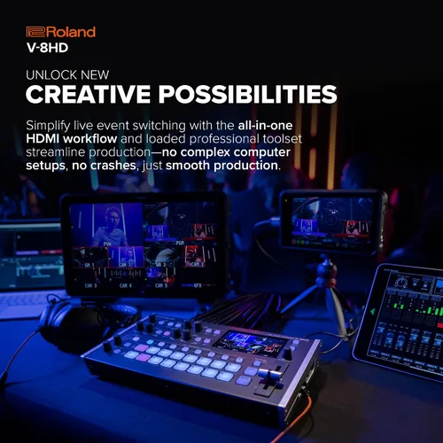Vista 5 de Roland V-8HD Conmutador de vídeo HD