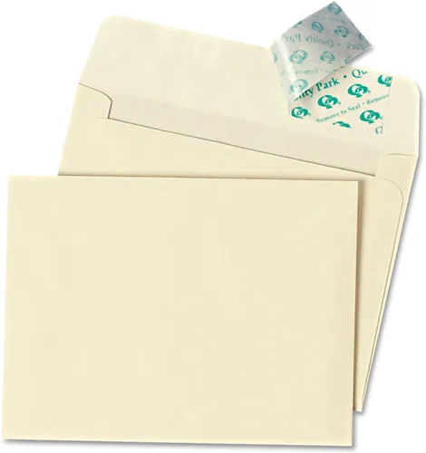 Vista 8 de Quality Park Sobres de correo A9, paquete de 100, sobres blancos autosellados para invitaciones, anuncios, fotos y tarjetas de felicitación de mitad
