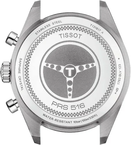 Vista 5 de Tissot PRS516 GTS QTZ CHR SS BL Arab Gris Movimiento de cuarzo