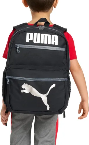 Vista 6 de PUMA Mochila Meridian unisex para niños, Negro/Plateado, Tamaño único