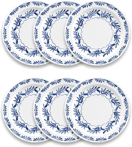 Vista 8 de Azul - Pinzas para ensalada de melamina duraderas de 10.6 pulgadas, resistentes a las roturas y aptas para lavavajillas, 2 piezas para interiores