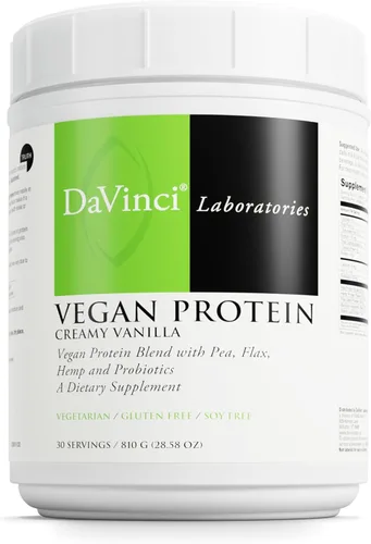 Vista 8 de DAVINCI Labs Proteína vegana - Suplemento en polvo que apoya la reparación muscular y de tejidos* - Suplemento vegano con proteína de guisante