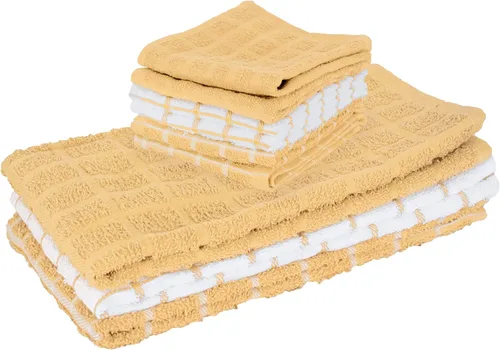 Vista 31 de Ritz Premium Toallas de Cocina de Felpa de Algodón 100% a Cuadros - Altamente Absorbentes, Súper Suaves, de Larga Duración, 25"x15", Paquete de 3