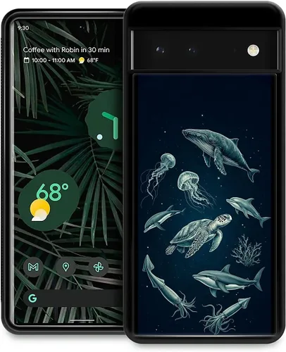 Vista 74 de CARLOCA Funda compatible con Google Pixel 4A 5G, diseño gráfico de moda, a prueba de golpes, antiarañazos, protección contra caídas, para Google