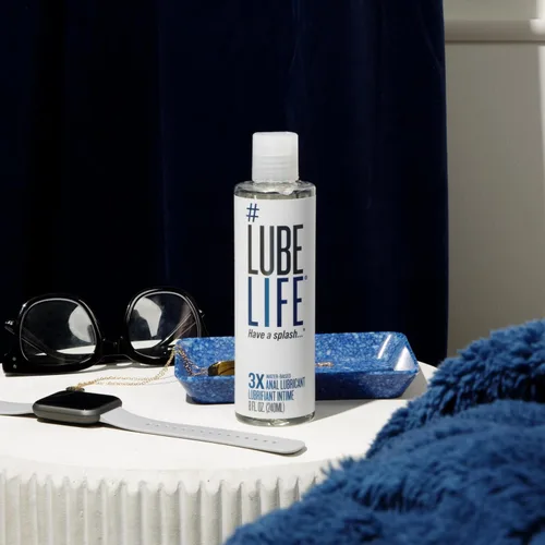 Vista 5 de LubeLife 3X Lubricante Anal – Lubricante a Base de Agua Extra Grueso para Hombres, Mujeres y Parejas – Lubricante Personal No Pegajoso, Compatible