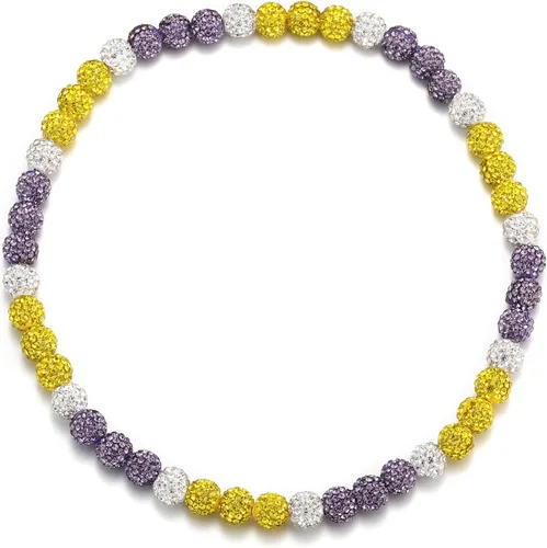 Vista 36 de Collar de Cadena de Béisbol con Perlas para Hombres, Regalos de Collar de Béisbol de la Colección Bling Ice para Niños, Collar de Accesorios