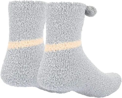 Vista 4 de Benefeet Sox Calcetines mullidos para hombre, calcetines divertidos y esponjosos, calcetines suaves de dibujos animados, calcetines suaves de felpa