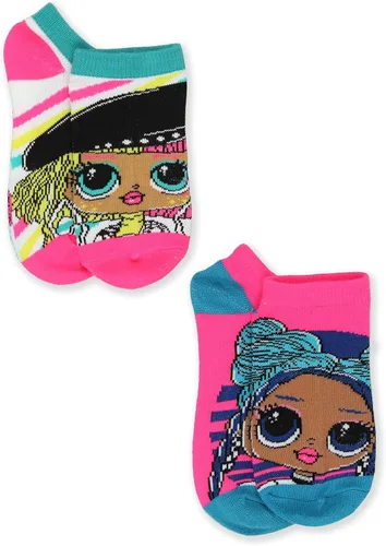 Vista 7 de L.O.L. Surprise! OMG - Juego de 6 calcetines para niñas pequeñas (M (6-8), rosa), Rosado
