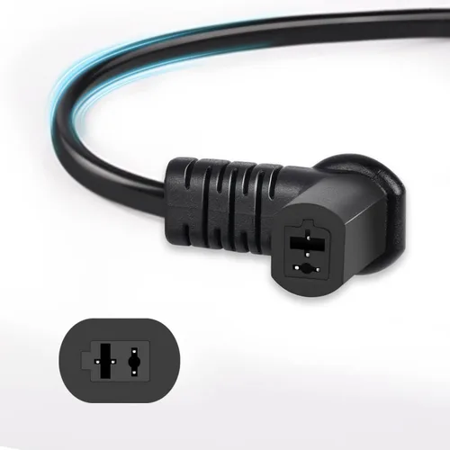 Vista 6 de Sopito Cable de alimentación de extensión para sillón reclinable de 4 pies, 2 pines, cable reclinable de repuesto para la mayoría de sillas