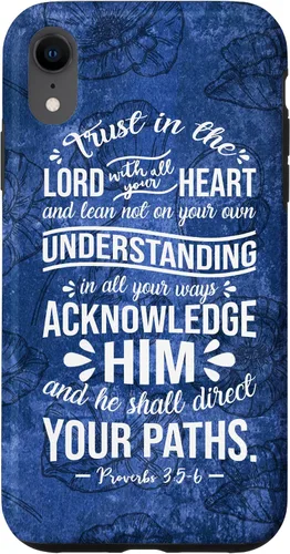 Vista 25 de Trust in Lord with All Your Heart Proverbio 3:5-6 - Carcasa cristiana para iPhone 17