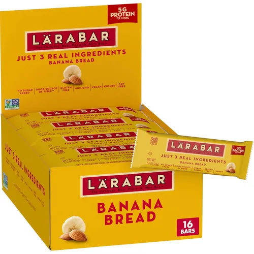 Vista 9 de Larabar - Barrita vegana de frutas y frutos secos sin gluten de tarta de crema de coco, 16 unidades 4 ingredientes reales: dátiles, coco