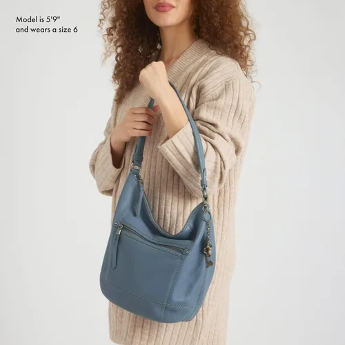 Vista 5 de The Sak Sequoia Hobo Bag - Bolso grande de cuero de primera calidad para mujer para todos los días y viajes - Bolso duradero con bolsillo