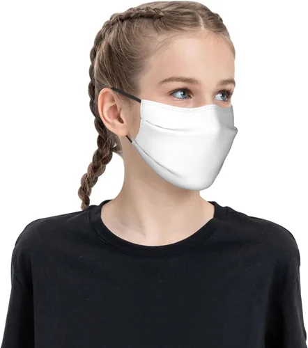 Vista 4 de Máscara facial unisex de moda para parejas, lavable, reutilizable, para exteriores, cubierta facial ajustable