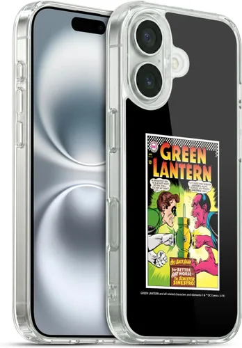 Vista 9 de Head Case Designs Funda de gel suave con licencia oficial de Green Lantern DC Comics Emerald Twilight Comic Book Cover compatible con Apple iPhone 16