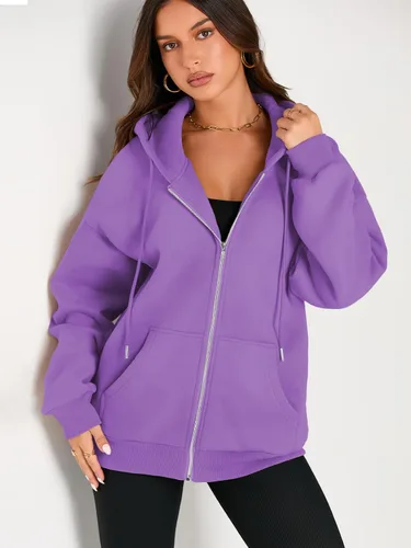 Vista 4 de EFAN lindas sudaderas con capucha para chica adolescente, chaqueta extragrande para el otoño, informales estilo año 2000 (Y2K), con cordón