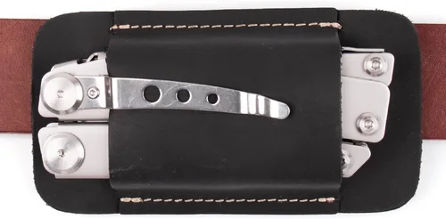 Vista 8 de Topstache Funda para Cuchillo, Funda de Cuchillo Hecha a Mano, Funda de Cuero de Transporte Horizontal para Cinturón, Organizador de Bolsillo EDC