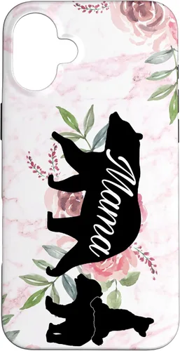 Vista 23 de Mama Bear Mom Gift Phone Holder - 2 Cubs Kiddo Mom Case for iPhone 17