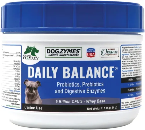 Vista 9 de DOGZYMES Potenciador digestivo en polvo soluble para perros (8 onzas)