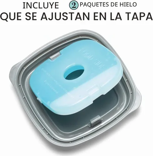 Vista 5 de Fit & Fresh Stak Pak Set, 6 piezas, plástico, multicolor