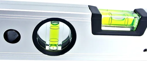 Vista 6 de Medidor de ángulo de nivel de alcohol Imán vertical Inclinómetro de 360°, nivel de espíritu, herramienta de regla digital para manitas, medición
