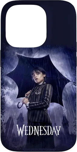 Vista 17 de Funda para iPhone 16 Wednesday con paraguas Nevermore Academy Photo Portrait