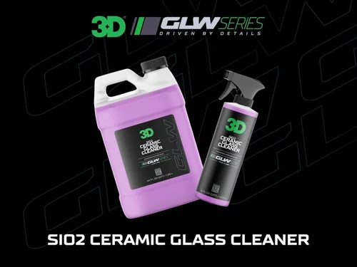 Vista 2 de Limpiador de vidrio cerámico 3D SiO2, Serie GLW Repelente al agua y la lluvia Limpiador de vidrio cerámico protector para todo clima Seguro