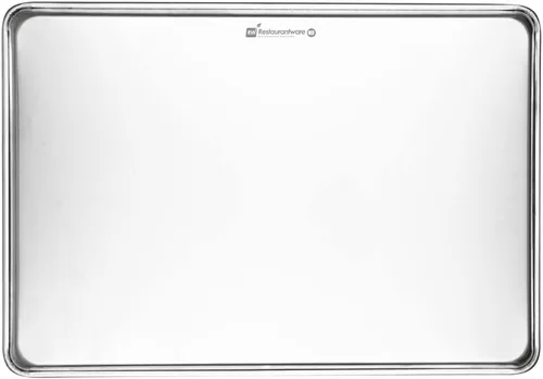 Vista 10 de Restaurantware Met Lux - Sartén industrial para hornear de 26 x 18 pulgadas, 1 sartén de panadería de tamaño completo, bordes con bordes que