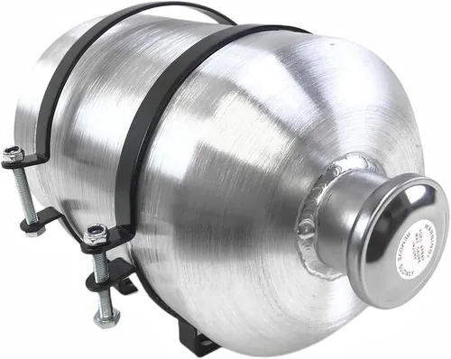 Vista 3 de JSD - Tanque de gasolina vertical de aluminio de 2 1/2 galones, 8 x 12, tanque de combustible, salida de 1/4 NPT para GO-Kart, mini bicicleta
