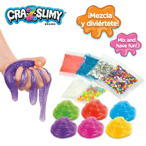 Vista 4 de Juego de Plastilina Cra-Z-Art Bold&Brights (6 Unidades) Slime