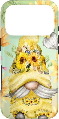 Vista 30 de Sunflower Gnome for Garden Mom Hippies Cute Summer Pattern Case for iPhone 17