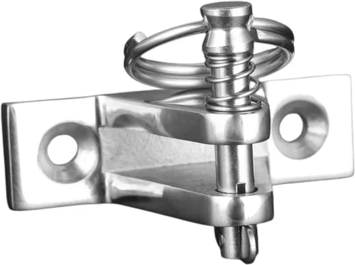 Vista 8 de Bisagra de cubierta ajustable de acero inoxidable 316 Bimini Montaje en cubierta lateral Hardware marino 2 uds