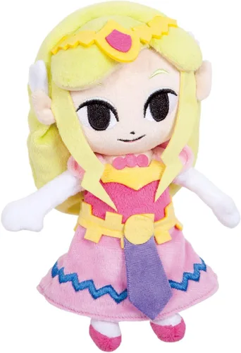 Vista 2 de Sanei The Legend of Zelda The Wind Waker 7.5" Princess Zelda - Peluche HD