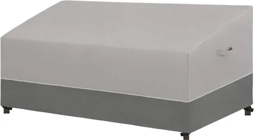 Vista 9 de Easy-Going Funda para silla de patio, resistente a los rayos UV, bicolor, impermeable, para muebles de exterior, con dobladillo reflectante