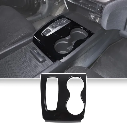 Vista 14 de Cubierta del panel de cambio para Honda Pilot 2016-2022 Ridgeline 2020-2023 Passport 2019-2023, protector antiarañazos para el marco del portavasos