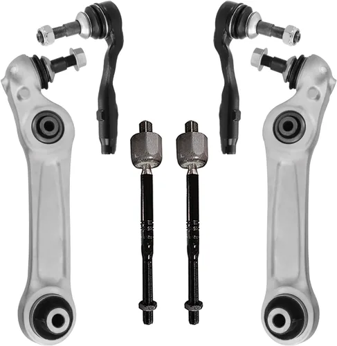 Vista 137 de Detroit Axle - Kit de extremo delantero para Chrysler 300 Dodge Charger 2011-2023 Challenger, 2 Lower Rearward Control Arms 2 Outer Tie Rods 2