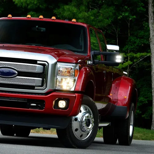 Vista 6 de 2x luz LED para espejo lateral Compatible con Ford F250 F350 F450 F550 Super Duty de 2008 a 2016, 7C3Z-13776-A 7C3Z-13776-B 7C3Z13776A 7C3Z13776B