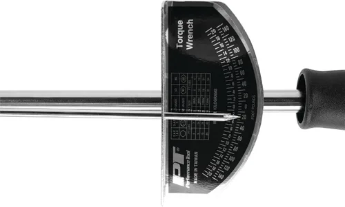 Vista 5 de Performance Tool M195 llave dinamométrica de estilo haz de 0-80 pulgadas y 0-7 Newton-metro