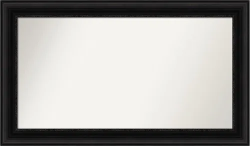 Vista 608 de Amanti Art Espejo personalizado, espejo de baño negro puente, espejo de pared o espejo de tocador de baño sobre el fregadero (26 x 26 pulgadas)