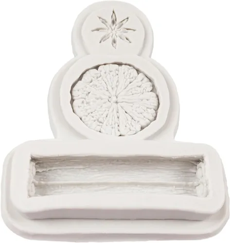 Vista 8 de Molde de silicona para especias de invierno, rebanada de limón, anís estrellado, mandarina, cáscara de fondant, moldes para decoración de tartas