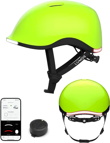 Vista 20 de Lumos Nyxel Smart Bike Helmet, Customizable Front and Back LED Lights with Turn Signals, 360° Visibility App Controlled Comfortable & Lightweight