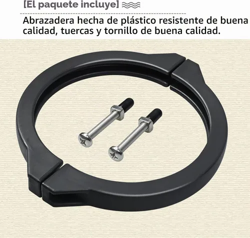 Vista 5 de 152165 & 1521656 CONJUNTO DE ABRAZADERA DE FILTRO DE ARENA Compatible con Brida Pentair Filter Clamp with Screw+Nut Compatible with Pentair 6-Way