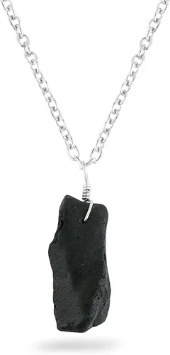 Vista 21 de Colgante delicado de piedras preciosas naturales crudas, collar de piedras ásperas surtidas, hecho a mano, joyería hipoalergénica bohemia