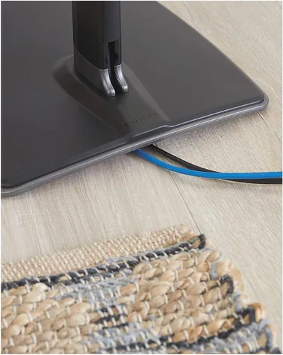 Vista 6 de SANUS Soporte de altavoz inalámbrico para Sonos Five y Sonos Play:5 - Diseño de mejora de audio para audio vertical y horizontal con gestión de Negro