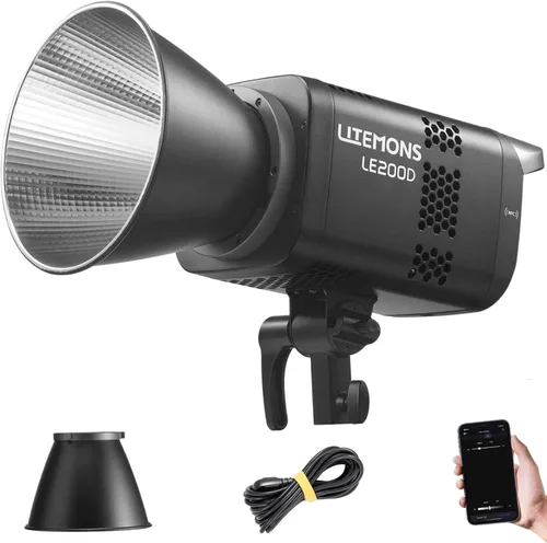 Vista 11 de Godox Litemons LE300Bi - Luz de video LED bicolor de 300 W con ventilador