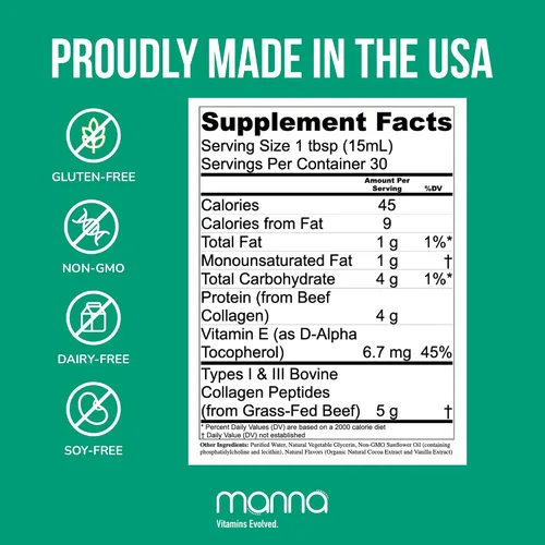 Vista 4 de Manna Vitamins Evolved Paquete de piel liposomal y belleza