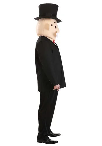 Vista 4 de Disfraz de Talla Grande para Hombre Mr. Monopoly Multicolor