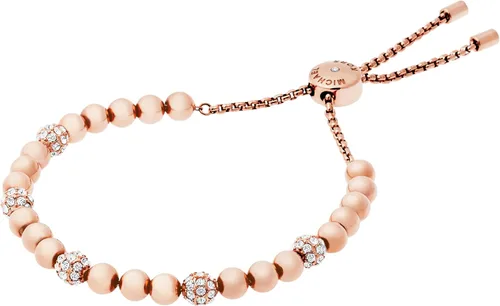 Vista 8 de Michael Kors Rose Gold-Tone Bracelet for Women; Bracelets; Jewelry for Women Deslizador de cristal
