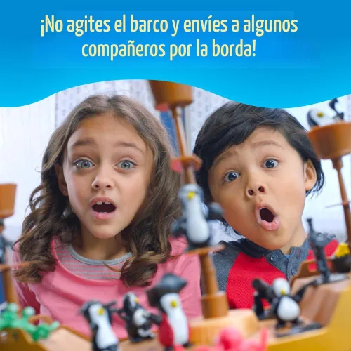 Vista 2 de PlayMonster Juego de Mesa Don't Rock the Boat - Juegos para Niños, Juegos Familiares para Niños y Adultos, Juegos de Mesa para Noche Familiar