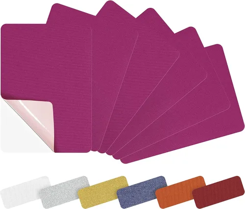Vista 15 de Azobur Parches de reparación de chaquetas de plumón, impermeables, autoadhesivos, parches de tela de nailon para chaquetas hinchadas